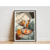 Tiger Pizza & Duck Wine Party Art Canvas Printing Cute Quirky Animal Wall Art Posters for Modern Restaurant Kitchen Home Decor