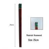 Wutuo Wood and Jade Chopsticks