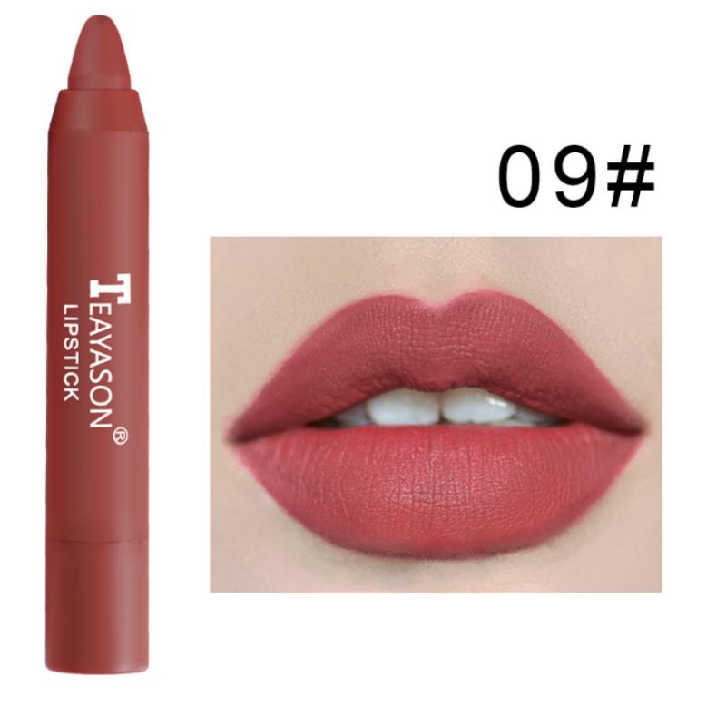 12 Colours Lips Makeup Lipstick Lesk na rty Kosmetická rtěnka s dlouhotrvající hydratací