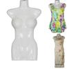 Female Child & Adult Half Body Mannequin Display Rack for Clothing