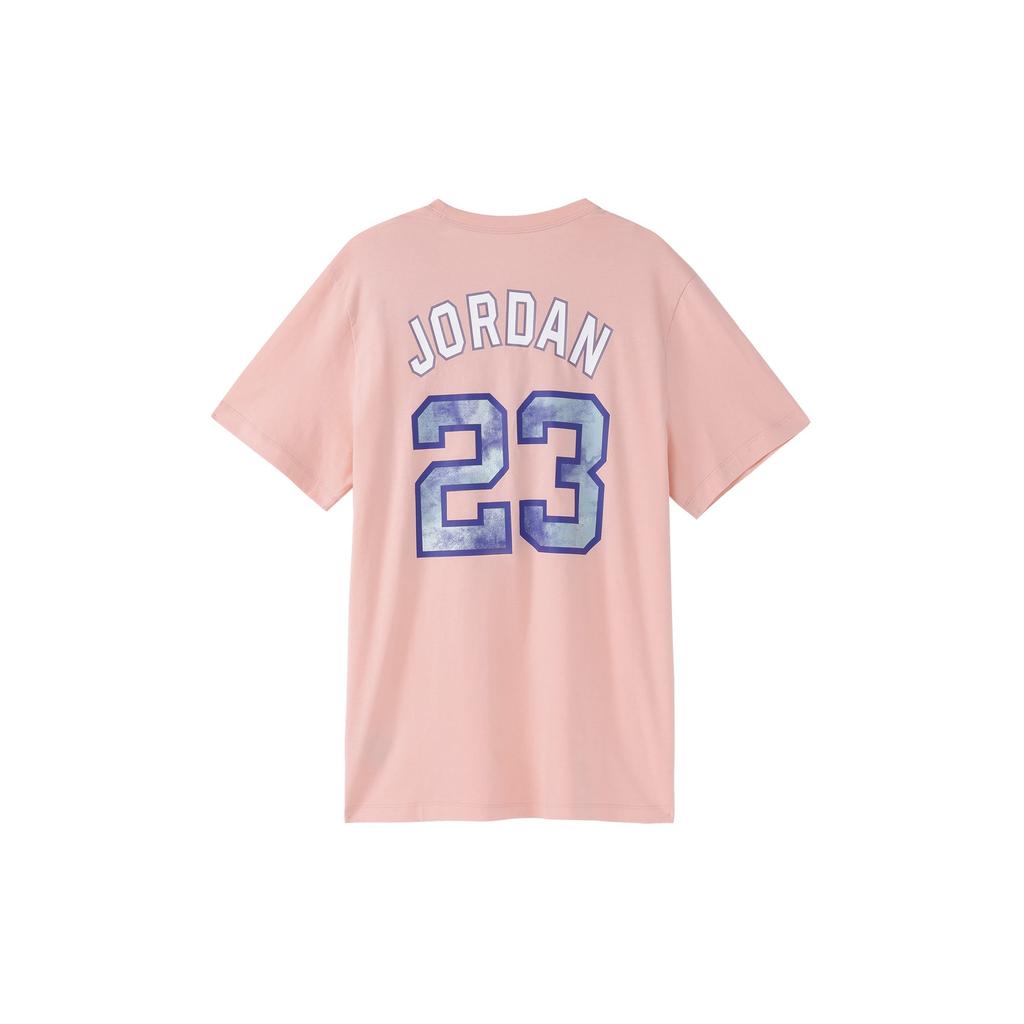 Jordan Drop Shoulder Sleeve T-Shirt Men's Coral Red do8899-697