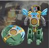 Fingertip Mechanical Gyroscope: Creative DIY Mecha Tank Transforming Robot – Educational and Stress-Relieving Toy for Children