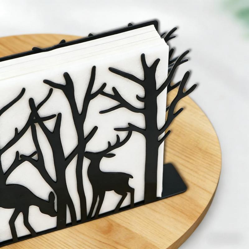 Living Room Bedroom Dining Room Special Simple Modern Creative Animal Forest Iron Art Metal Tissue Box Napkin Holder