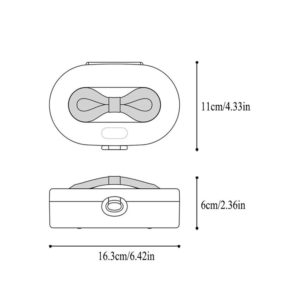 RSINC Reise-Schmuckkoffer & Organizer mit Spiegel Damen Mädchen Schmuckkoffer Weiß JL186905950861
