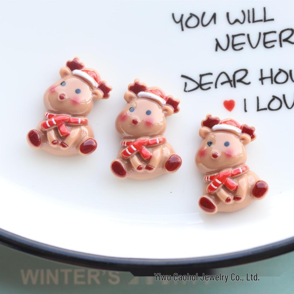 DIY Harz Weihnachtsanhänger: Weihnachtsmann & Schneemann Set