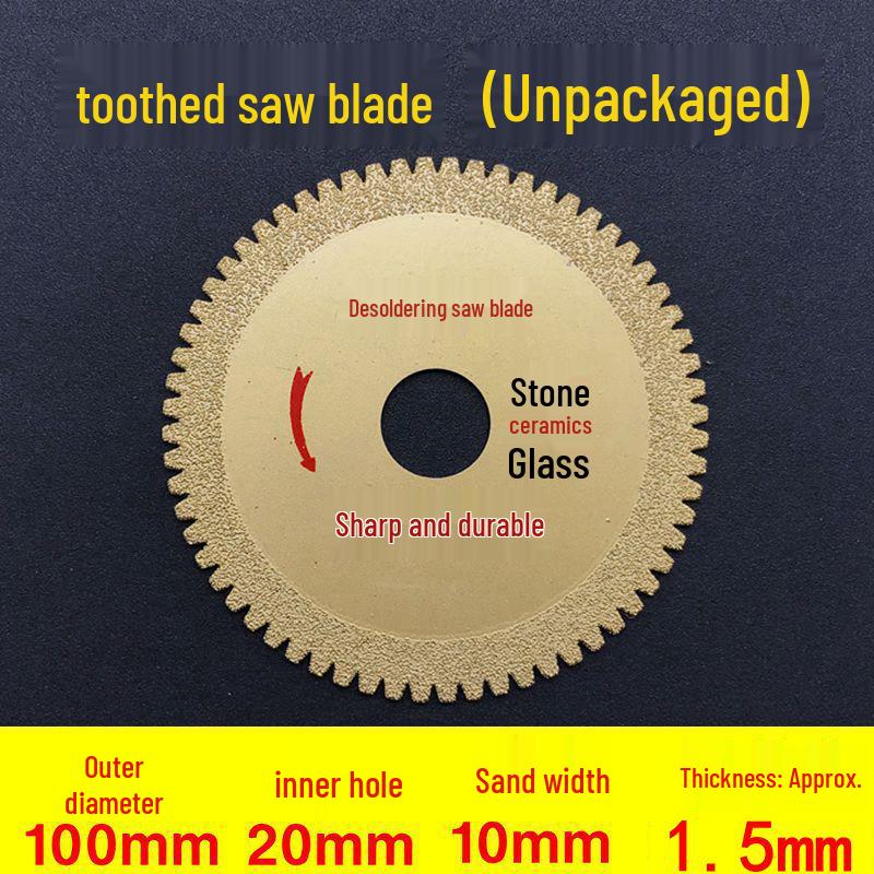 Brazed Diamond Saw Blade for Marble, Stone, Ceramic & Glass Cutting