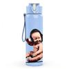 1PC Sitting Baby Cartoon 750ml Sports Water Bottle Leakproof Straw Lid Outdoor Office Home