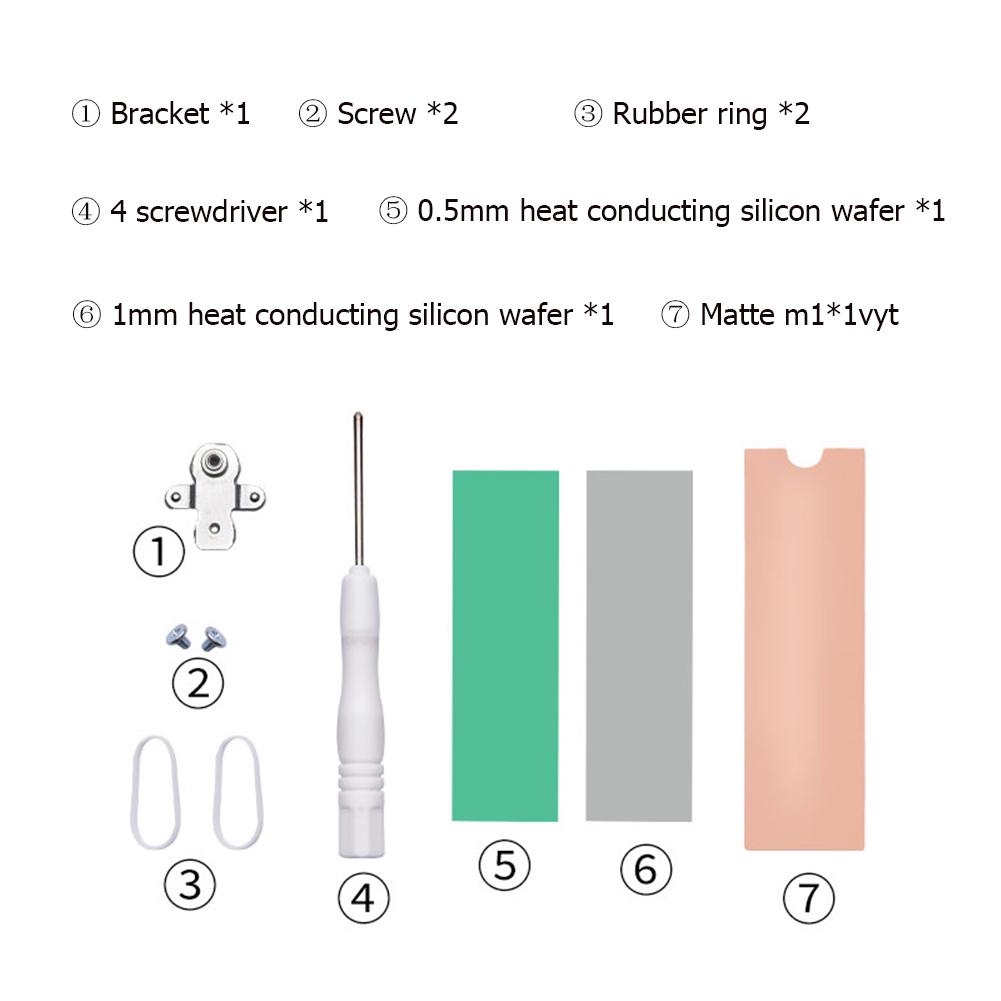 Gaming Laptops M.2 NVME 2230 2280 SSD Bracket Storage Card Hard Drive Heat Sink Mounting Adapter for DELL G15/5510/5511/5515
