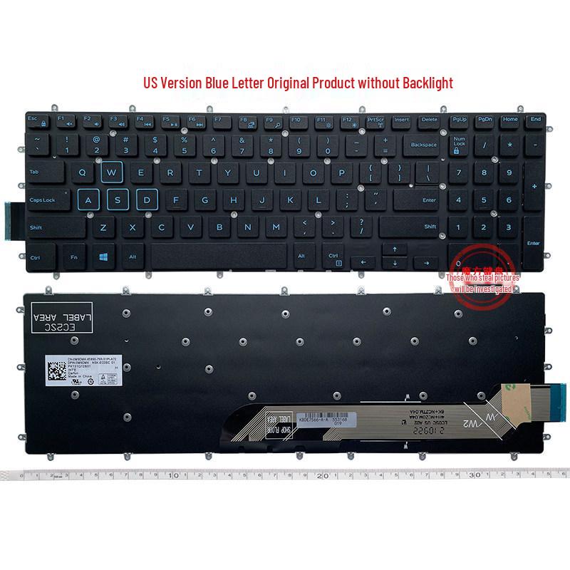 P82F Compatible Keyboard for Dell Latitude 3500, E3500, 3590, G3-3500, G5-5500, P62F