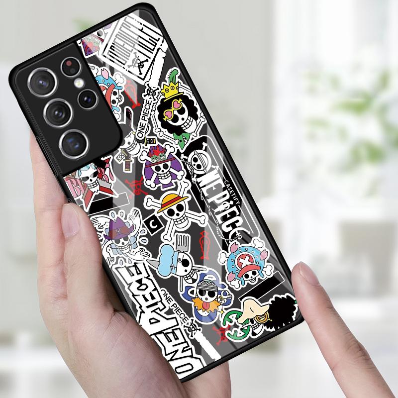 OneS P-ieceS LuffyS Case for Samsung Galaxy S25 S8 S22 S20 FE S24 Ultra S21 S23 Plus S10 Note 10 20 8 9 S9 Phone Cover