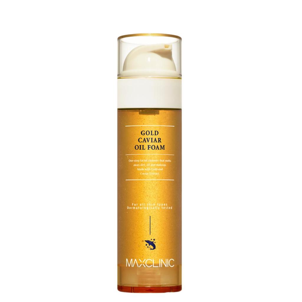 MAXCLINIC Gold Caviar Oil Foam Deep Cleansing Nourishing Face Wash 110g