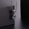 Butterfly Metal Chains Hand Shaped Clavicle Chains Blue Eyes Necklace Fashion Jewelry Demon Eye