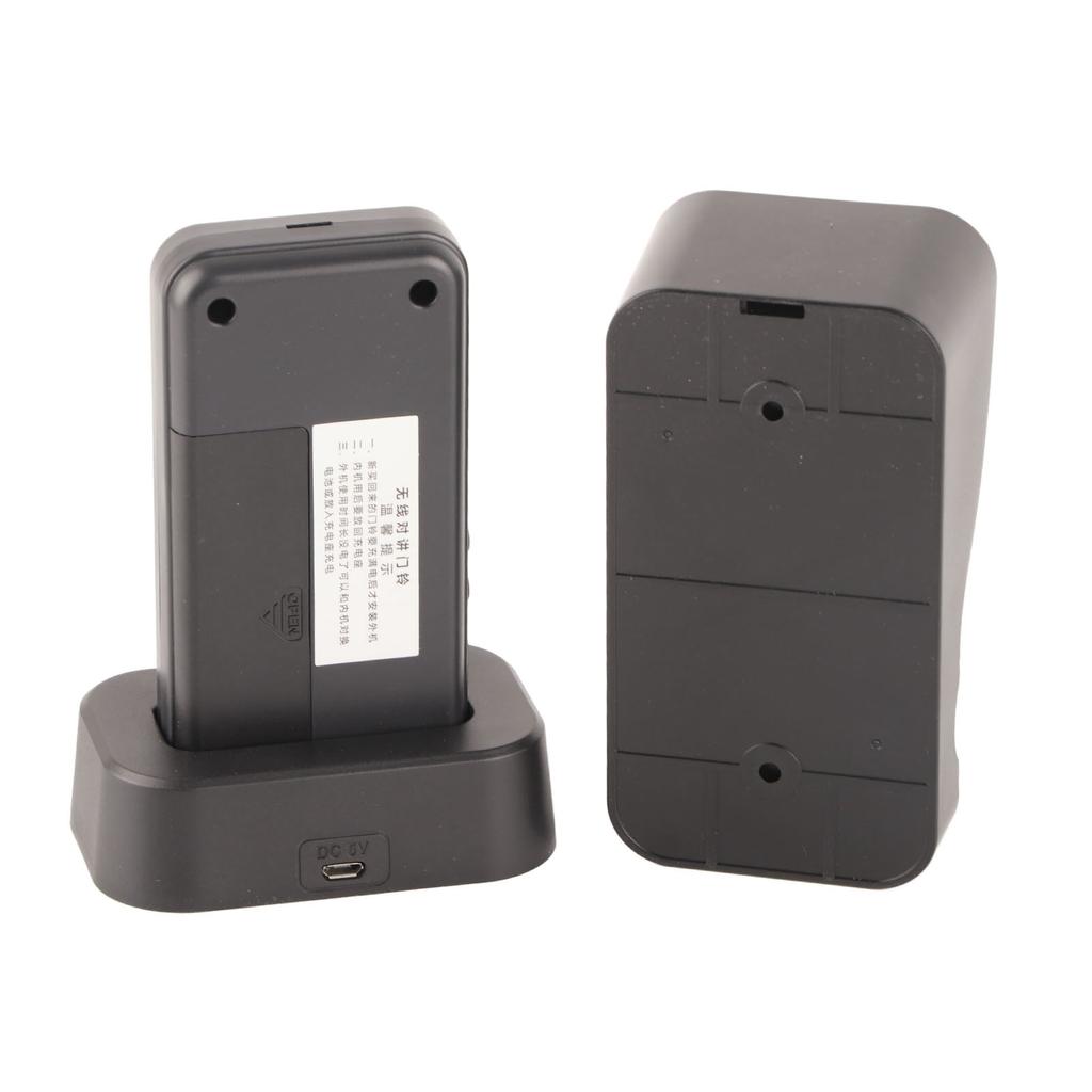 Wireless Intercom Doorbell 1500m Long Range Waterproof Rechargeable for Home Intercomunicador