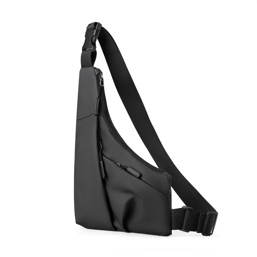1pc Men's Chest Bag, Fashionable and Versatile Sling Bag
