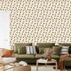 Leopard Wallpaper White and Gold for Living Room and Bedroom 50x1000