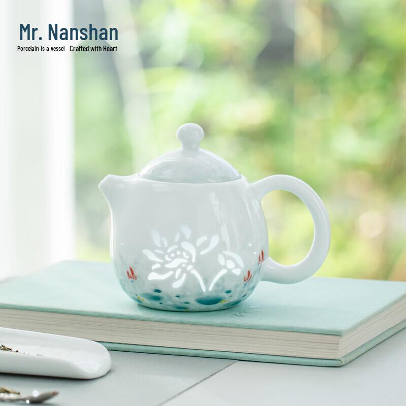 Nanshan Gentleman Hand-painted Ceramic Gongfu Teapot