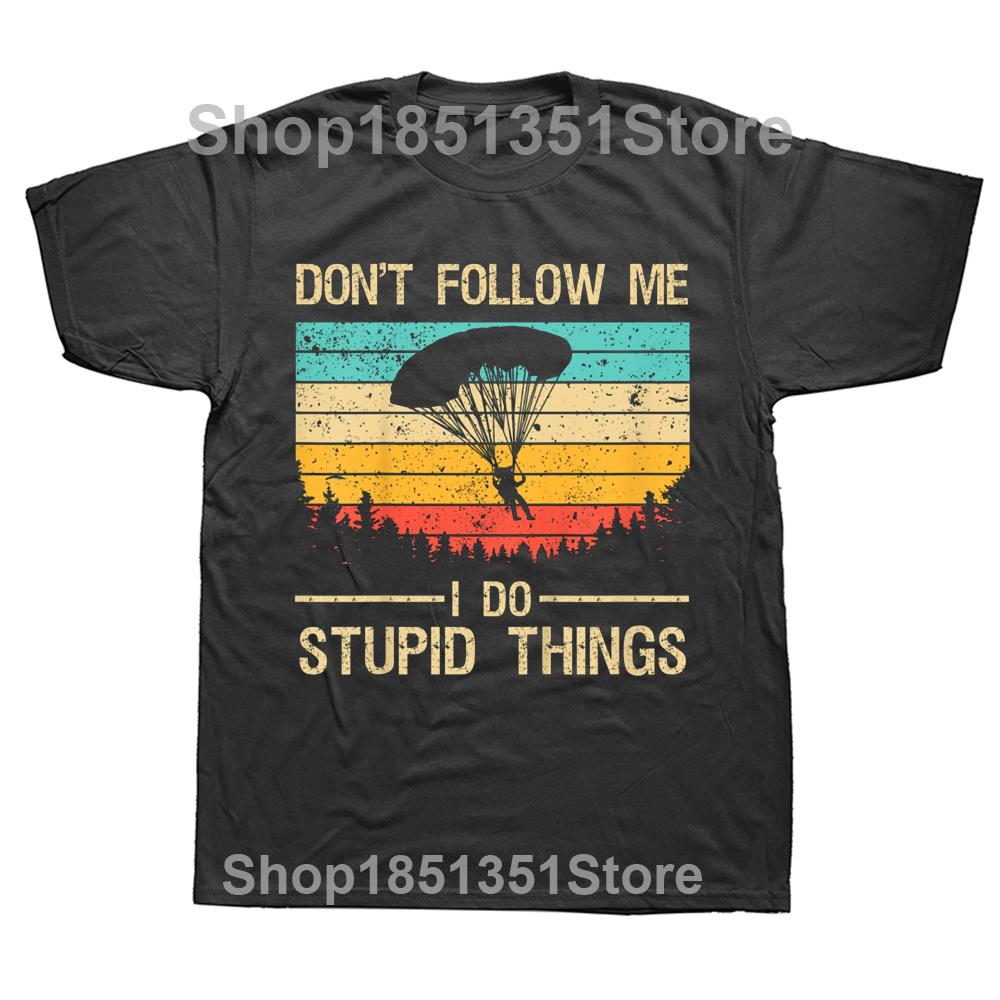 

Funny Skydiving Art Skydiver Skydive Lovers T Shirts Summer Style Graphic Cotton Streetwear Short Sleeve Birthday Gifts Tshirt 4XL