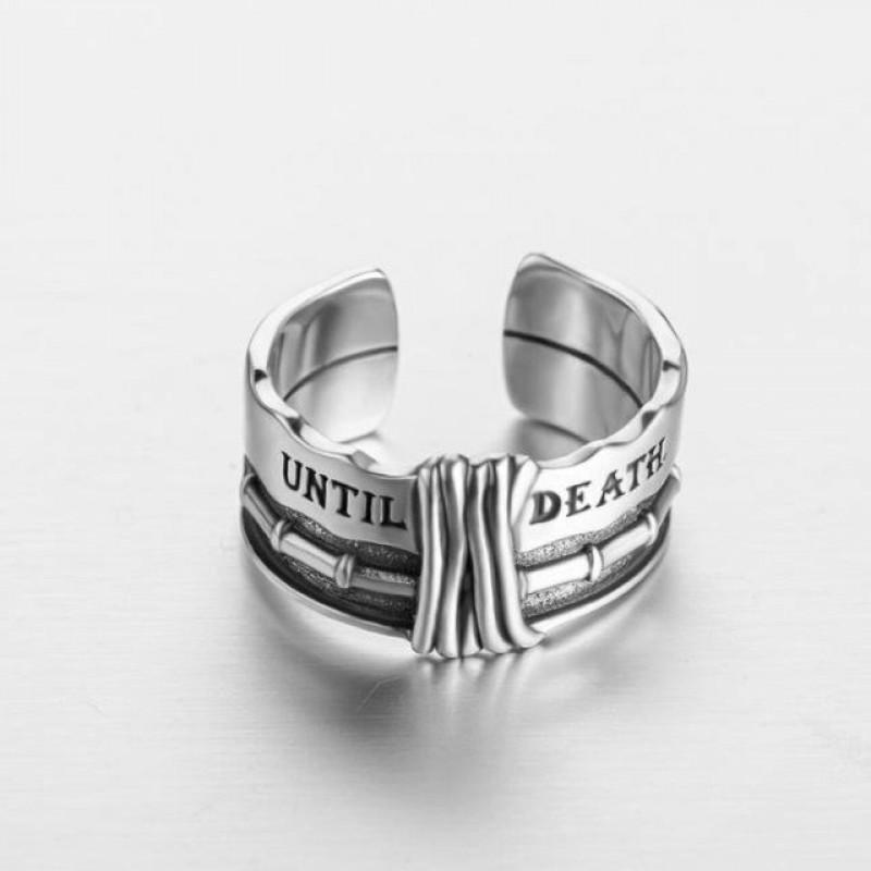 Adjustable Open Ring Men Women Vintage Geometric Finger Plated Unisex Fashion Statement Band Adjustable Open Band