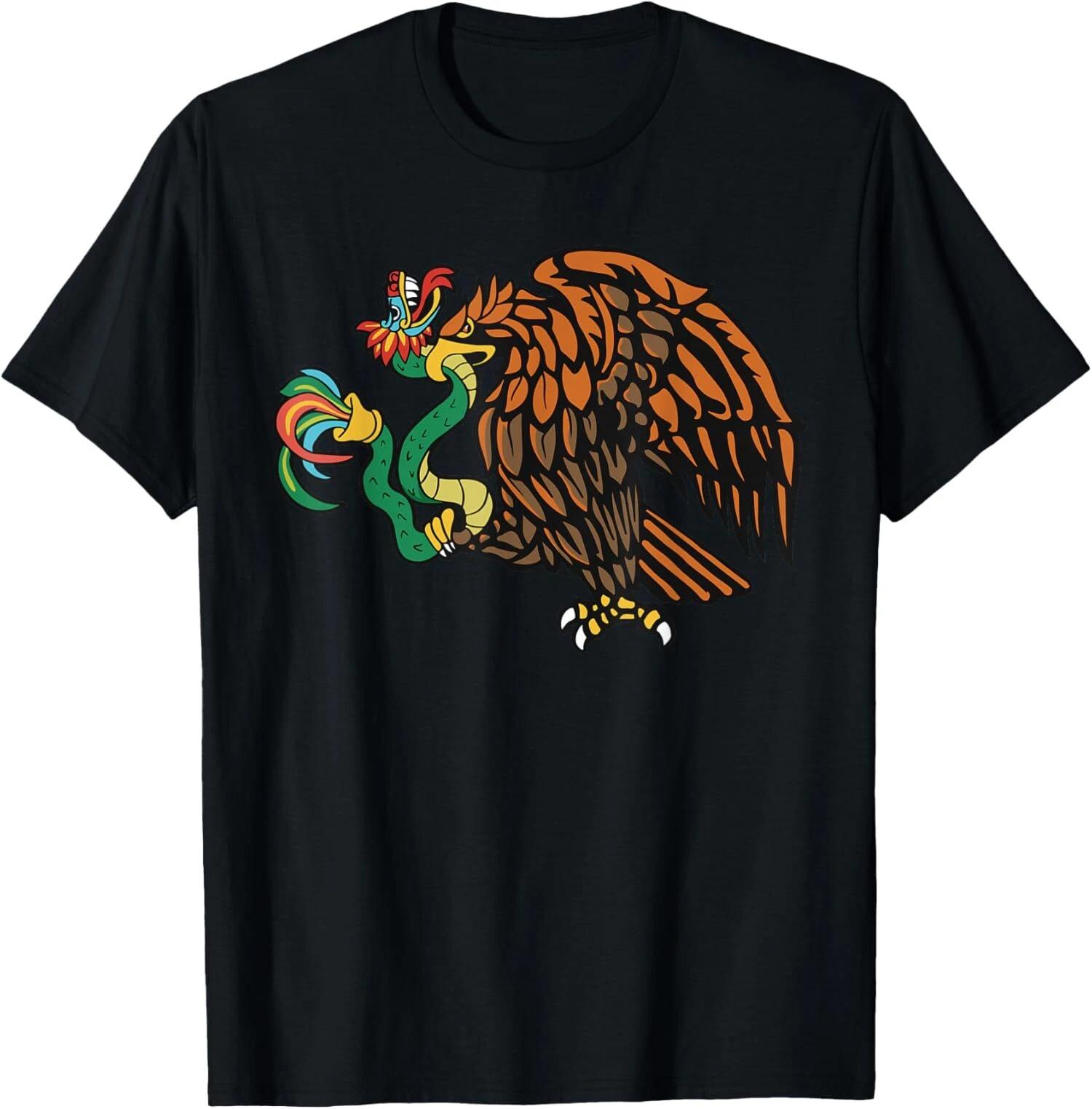 Quetzalcoatl Aztec Feathered Serpent Eagle Mayan Inca Toltec T-Shirt XXL