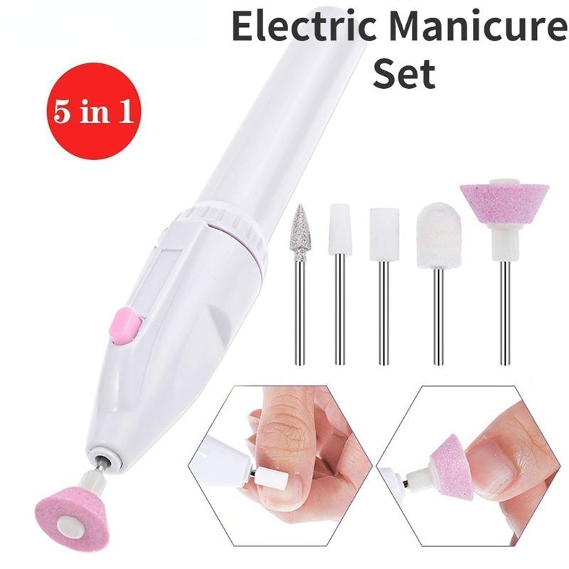 Nail Art Peeling Removing Dead Skin Nail Trimming Nail Polishing Machine Mini Portable Electric Polishing Machine