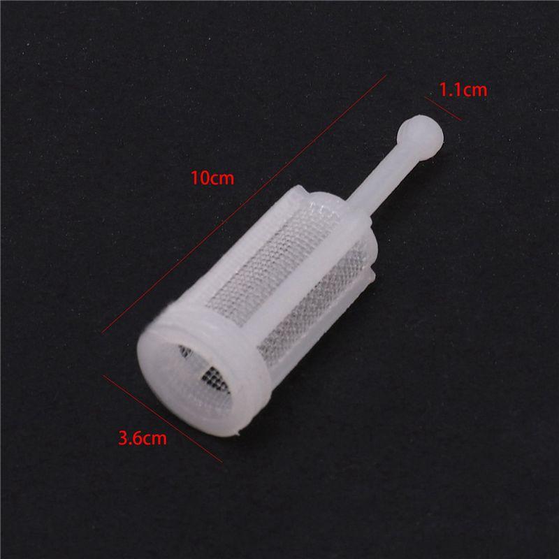 A84X-100Pcs Plastic Gravity Typ Spray Filter Pot Diameter 11Mm Total Length 36Mm Can Adapt To The Majority Of Solvent
