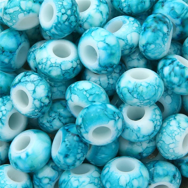 

Акриловые цветы и жемчужные бусины-семена - аксессуары для рукоделия для изготовления серег и браслетов.