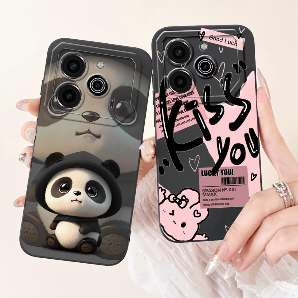 Phone Shell For Tecno Pova 6 Pro 5G Case LI9 Cute Animals Cases Soft Silicone TPU For Pova 6 Pova6 Pro Protector Cover 6.78"