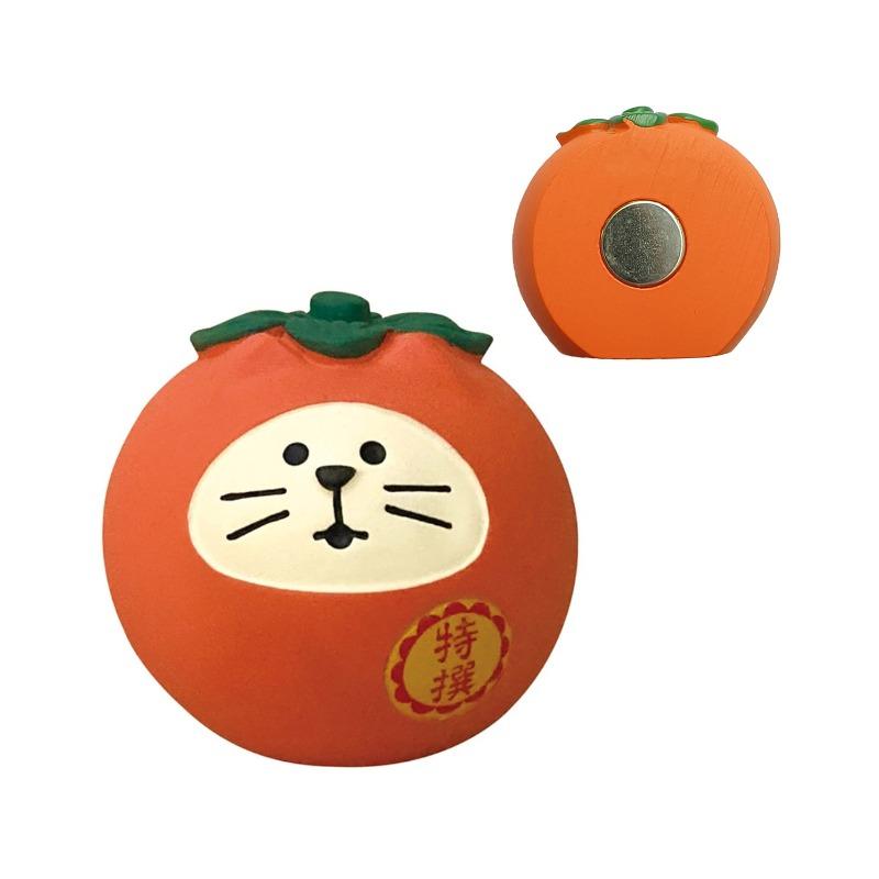 Japanese cat refrigerator sticker, grocery zakka cute bread coffee shop decoration gift miniature resin ornament