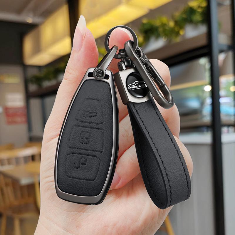 3 Buttons Car Key Case For Ford C-Max Mondeo Kuga Fiesta Titanium Ford Focus 3 4 St Mk3 Mk4 Key Fob Cover Case Bag