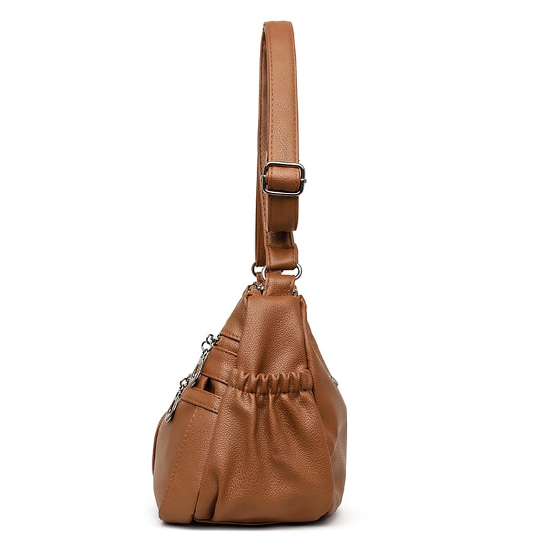 Texturierte Damentasche lässige Mode mehrschichtige Umhängetasche