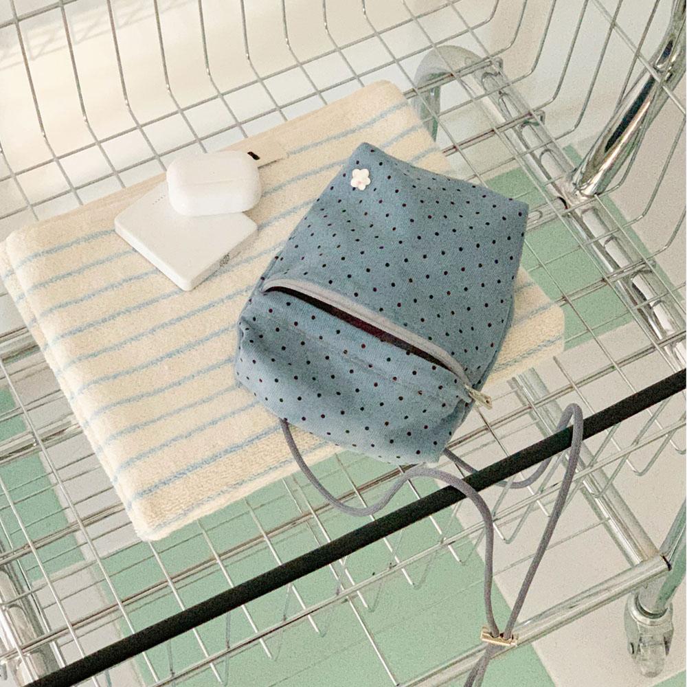 Keike Mini Pocket Bag - Deep Blue Dot