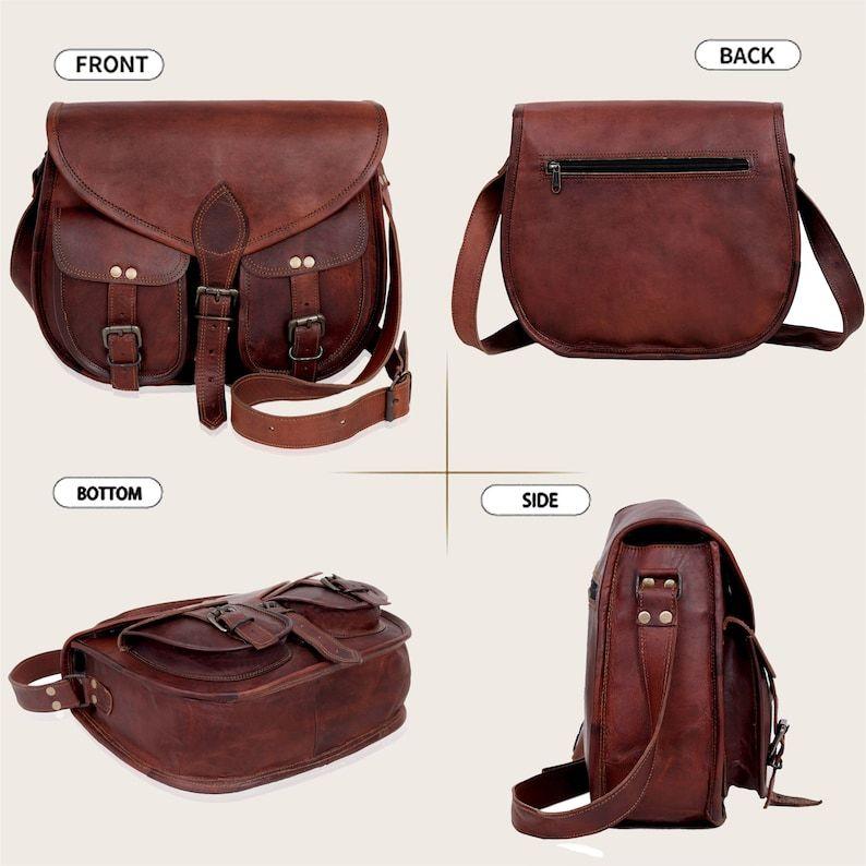 Medium Crossbody Tasche Aus PU-Leder – 27x29x8 Cm, Mit Breitem Gurt, Mehreren Fächern & Magnetischer Klappe
