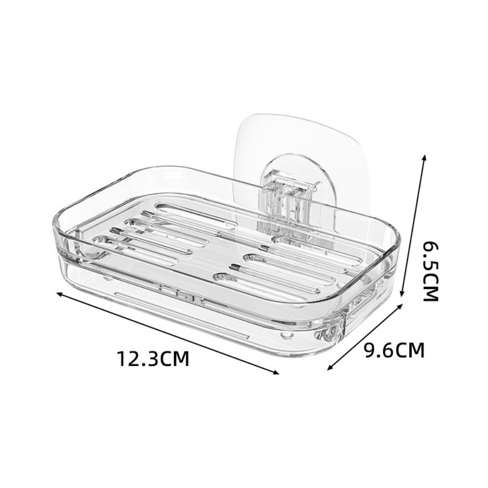 Wall Mounted Soap Dish Self Draining Soap Saver NEW Bathroom Organizer  Bathroom Supplies