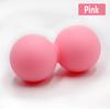 Double Lacrosse Ball Massage Set Solid Silica Gel for Trigger Point Therapy Myofascial Release Yoga Back Pain Relief