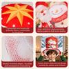 Festive Christmas Bucket Hats Funny Xmas Photo Hat Fashion Santa Claus Hat  Winter