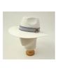 Yunibeosyeolkemiseuteuli Blue Mono Line Swing White Fedora Summer Fedora