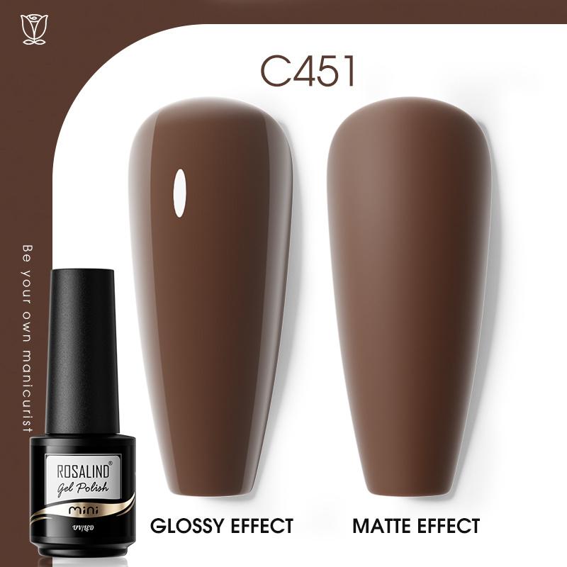 ROSALIND Gel Nagellack Soak Off UV LED Nails Art Design Lack Semi Permanent Gele Lack DIY Maniküre