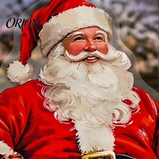 Double Sided Printed Stakes Santa Claus Garden Stake, Christmas Acrylic Yard Sign, Reindeer Sleigh Ornament for Outdoor Lawn Patio Planter Cute