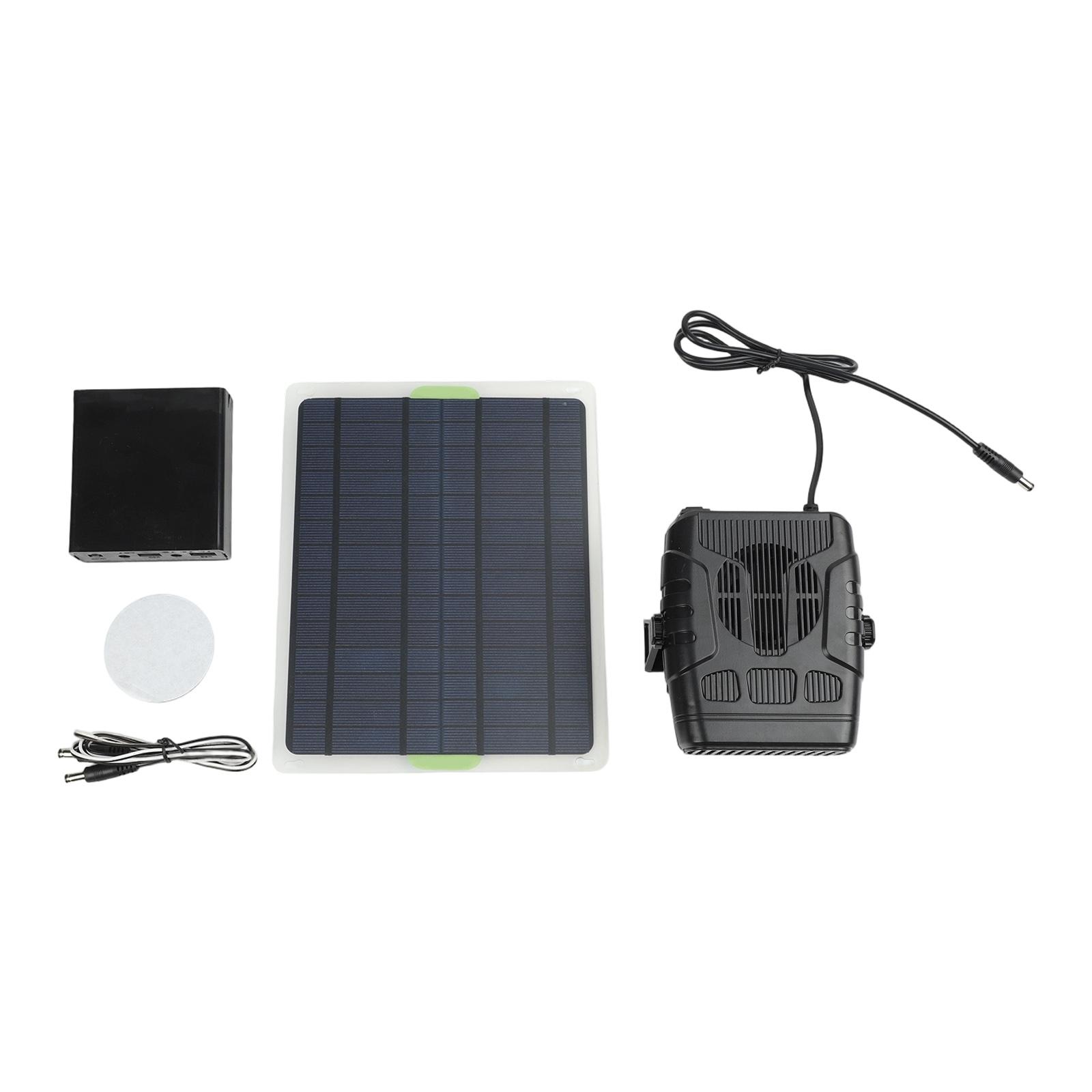 Solar Heater for Chicken Dog Cat and Greenhouse with Battery Powered Support C