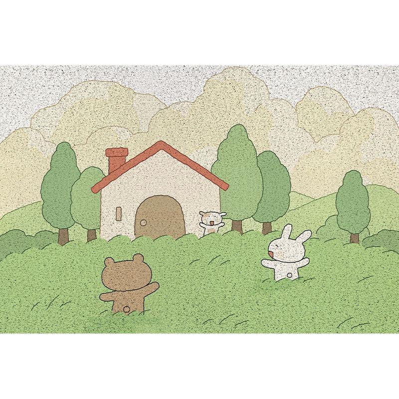 

Грязеотталкивающий коврик для входной двери, царапающий вход, грязь, грязь, шёлковый круглый коврик для ног в дверь, который можно разрезать, нескользящие коврики для пола 40*60cm