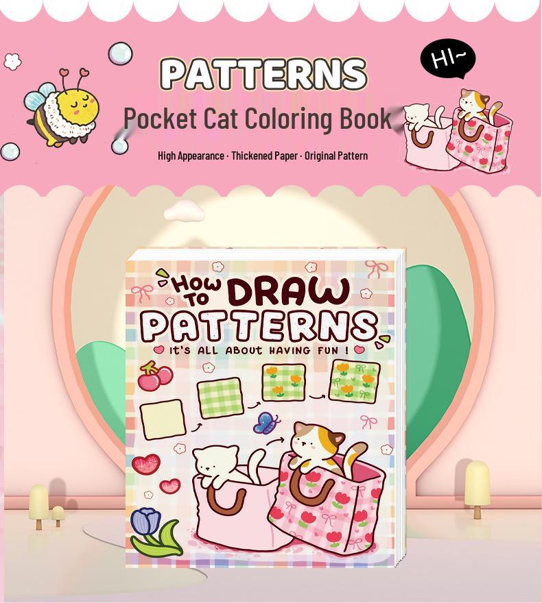 Pocket Cat Coloring Book: Spooky Cuties Edition (Paperback)