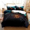 Fatui Harbinger Pantalone Duvet Cover + 2 Pillowcases, Unique Game Pattern Bedding Set for Genshin Fans Collection