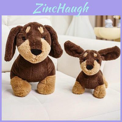 Dachshund Collectors Plush Doll With Realistic Fur For Kids And Baby Comfort