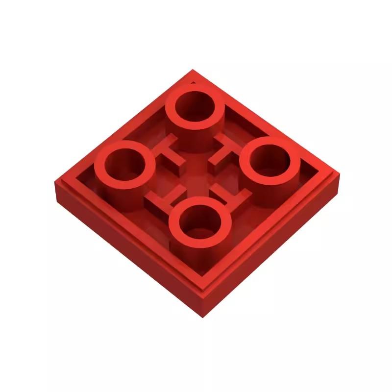 100pcs MOC Compatible Assembles Particles 11203 Tile Modified 2 x 2 Inverted Building Blocks Parts DIY Enlighten Block Bricks