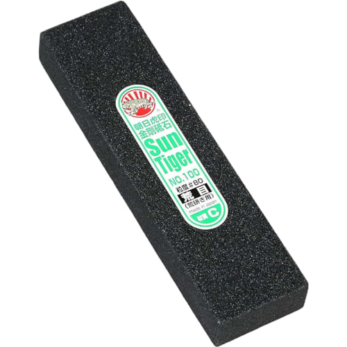 Matsunaga Whetstone, C-Square, Asahi Tiger Brand, No. 100, Coarse Grit, 205 X 50 X 25 Mm