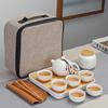 OIMG Ceramic Travel Kung Fu Tea Set