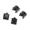 4Pcs RC Link Mount Brass Stable Rustproof RC Upgrade Parts for Axial SCX10 II AR44 Axles 1 10 Black