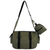 Kids Solid Simple Color Large Capacity Shoulder Bag With Breathable Material