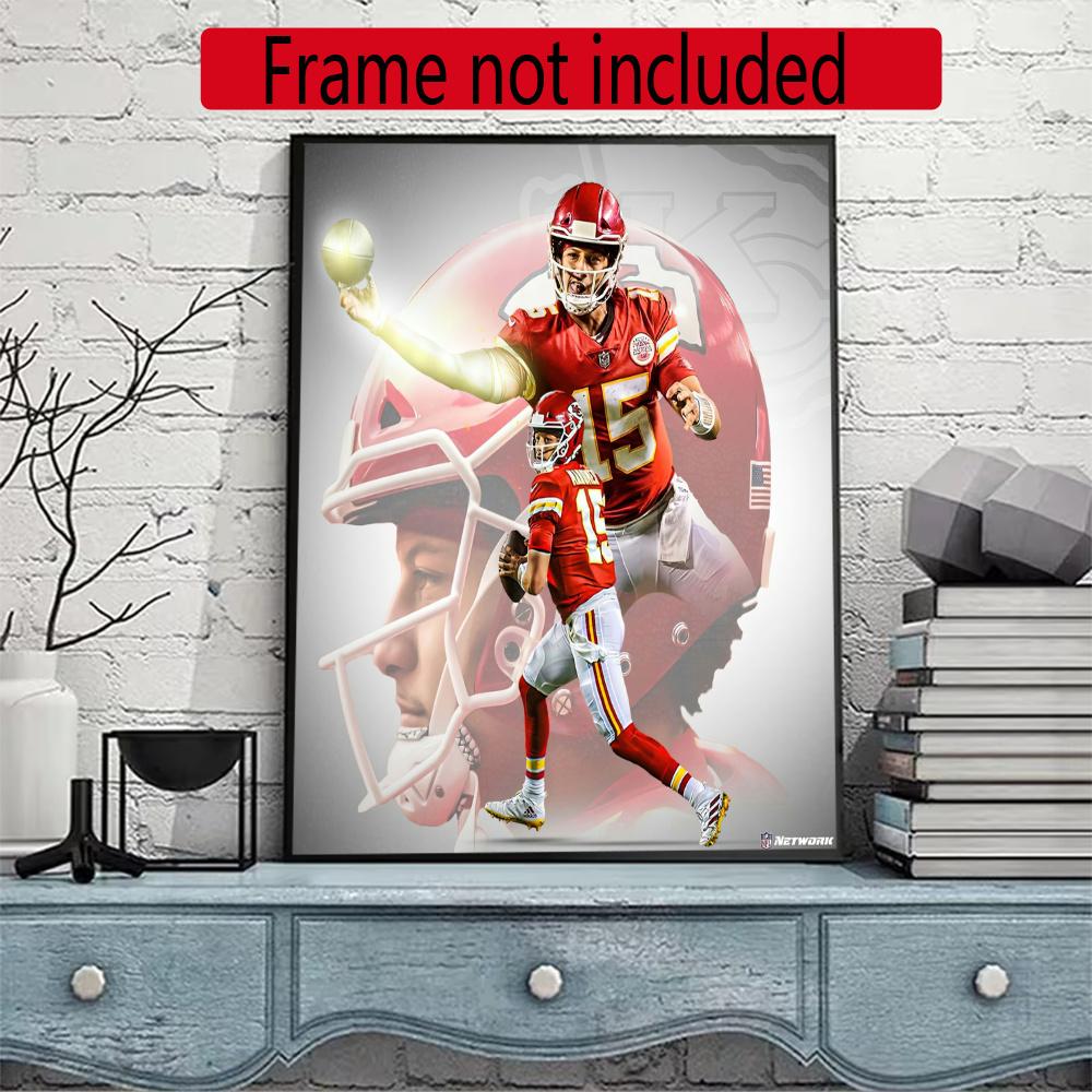 Patrick Mahomes 5D Diy Diamond Paintings Mosaic Wall Round Diamond Art Painting Kits Embroidery Crystal Accessories Frameless