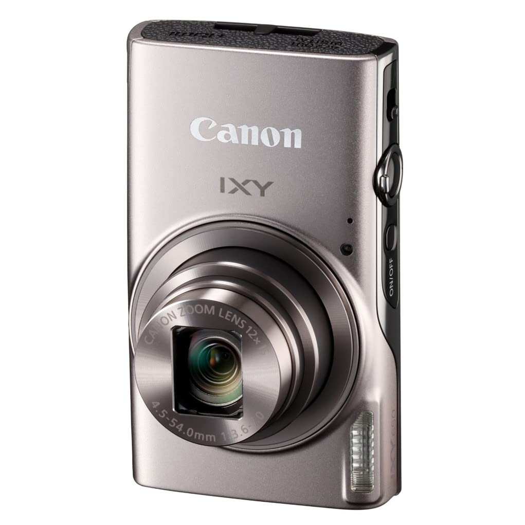 

Canon IXY 650 Silver Compact Digital Camera with 12x Optical Zoom and Compatible Wi-Fi (IXY650SL)